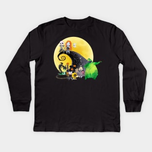 Halloween Town Kids Long Sleeve T-Shirt